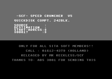 SCF Speed Cruncher V5