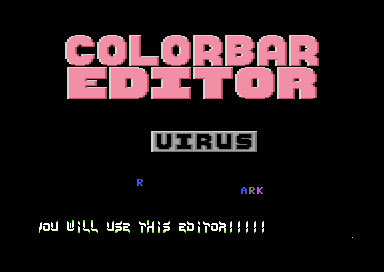 Color Bar Editor