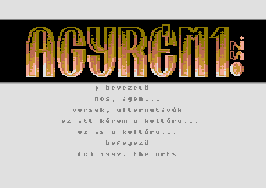 Agyrém #001 [hungarian]