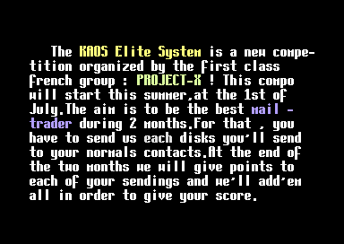 Kaos Elite System