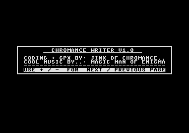 Chromance Writer V1.0