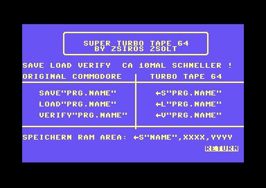 Super Turbo Tape 64