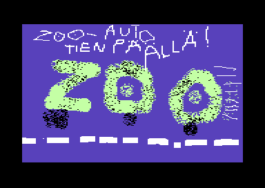 Zoo-auto tien päällä!