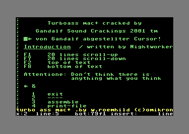 Turbo Assembler Macro +