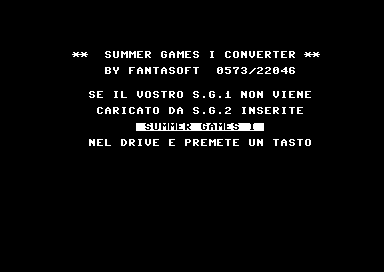 Summer Games I Converter [italian]