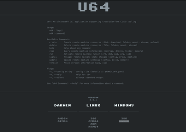 U64 CLI V0.8.1