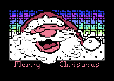 PETSCII Santa