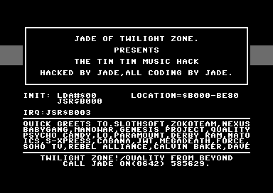 The Tin Tin Music Hack