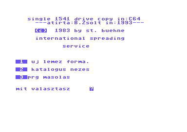 Single 1541 Drive Copy In:C64 [hungarian]
