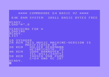 The Commodore Music Package