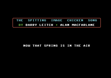 The Spitting Image Chicken Song