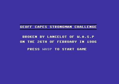 Geoff Capes Strongman Challenge