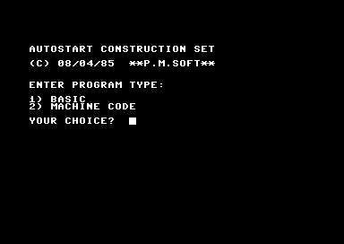 Autostart Construction Set
