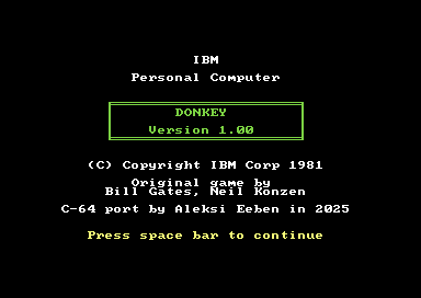 Donkey.bas