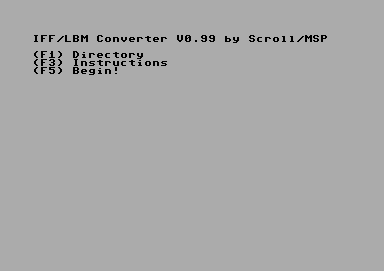 IFF/LBM Converter V0.99