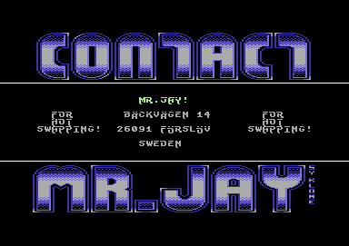 Contact Mr. Jay