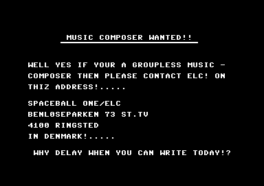 Composer Wanted