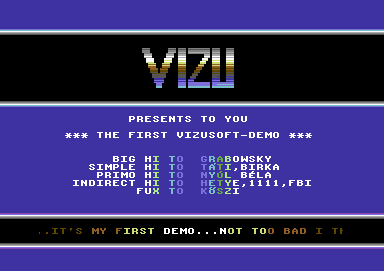 Vizu's 1st Demo