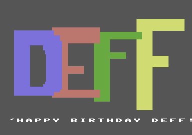 Happy Birthday Deff