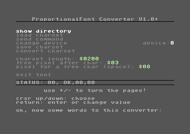 ProportionalFont Converter V1.0+