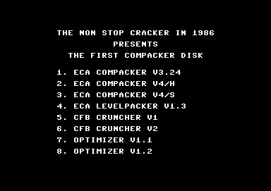 The First Compacker Disk