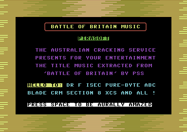 Battle of Britain Music