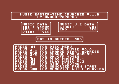 Music Raster-Time Cruncher V1.0