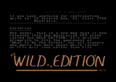 Wild Edition 1