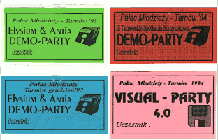 Elysium and Antia Demo Party IDs