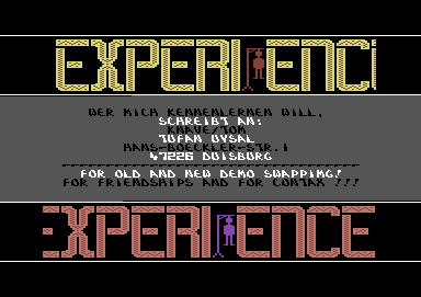 Experience +3 [german]