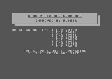 Rubber Flasher Cruncher