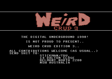 Weird Crud #3