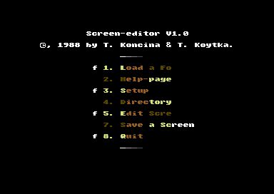 Screen-Editor V1.0