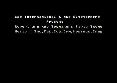 Rupert and the Toymakers Party Theme