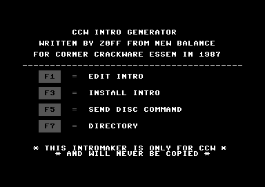 CCW Intro Generator