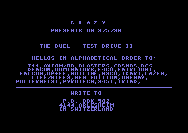 Test Drive II - The Duel +F