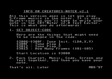 Creatures Noter V2.1