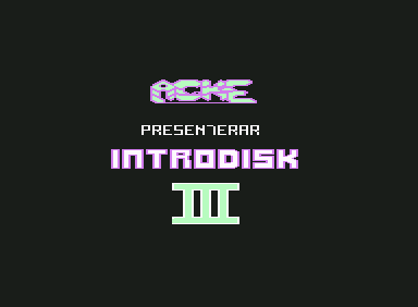 Intro Disk III