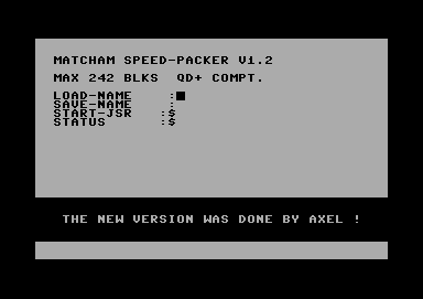 Matcham Speed-Packer V1.2
