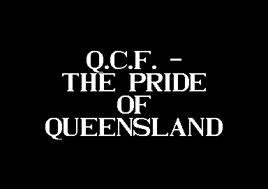 QCF - The Pride of Queensland