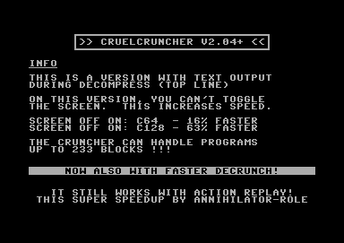 Cruel Cruncher V2.4+
