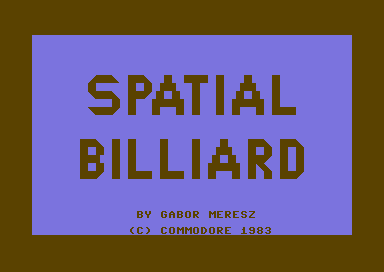 Spatial Billiard
