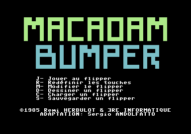 Macadam Bumper [french]