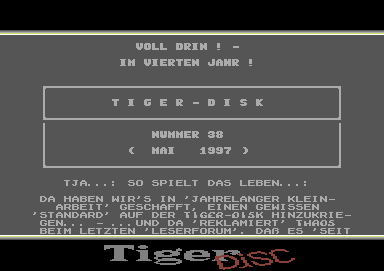 Tiger-Disk #38