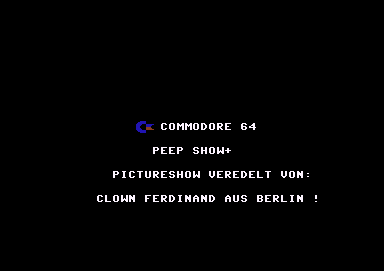 Commodore 64 Peep Show+
