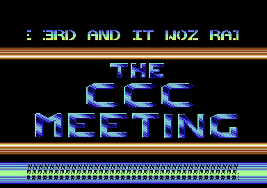 The CCC Meeting