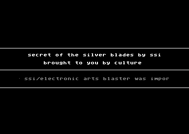 Secret of the Silver Blades