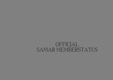 Official Samar memberstatus