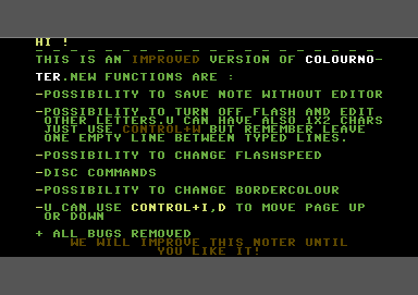 Colour Noter V1.0 (beta)