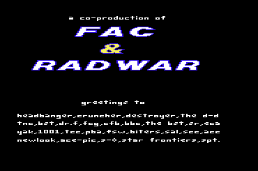 FAC & Radwar Intro